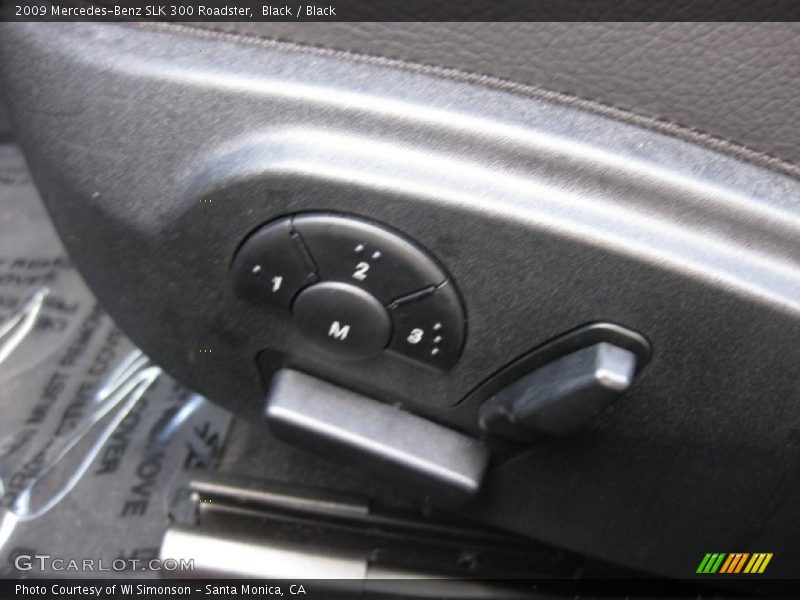 Black / Black 2009 Mercedes-Benz SLK 300 Roadster