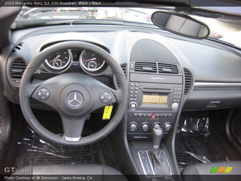 Black / Black 2009 Mercedes-Benz SLK 300 Roadster
