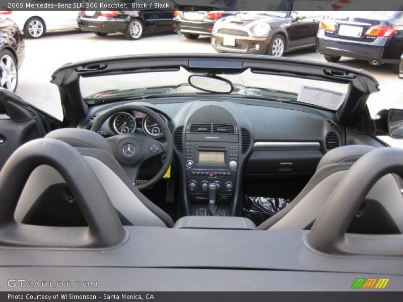 Black / Black 2009 Mercedes-Benz SLK 300 Roadster