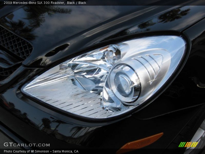 Black / Black 2009 Mercedes-Benz SLK 300 Roadster