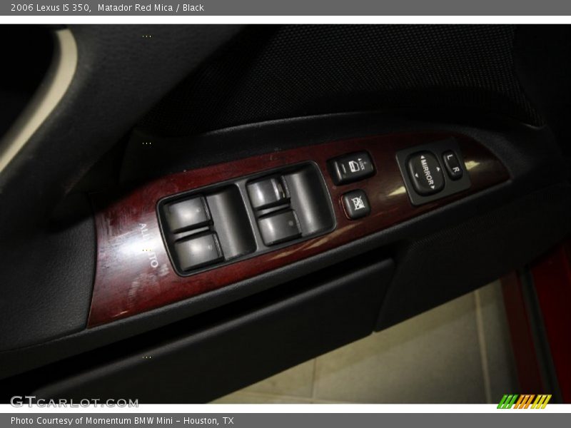 Matador Red Mica / Black 2006 Lexus IS 350