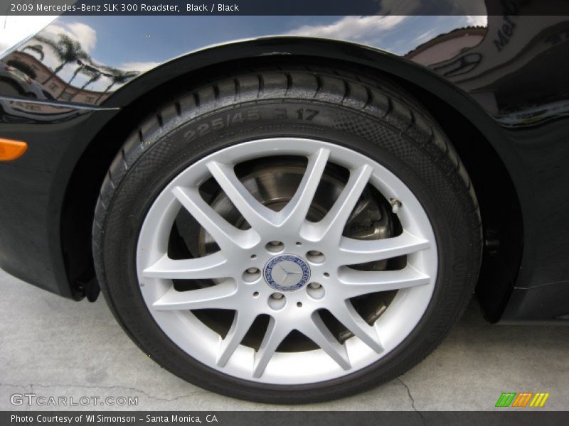 Black / Black 2009 Mercedes-Benz SLK 300 Roadster
