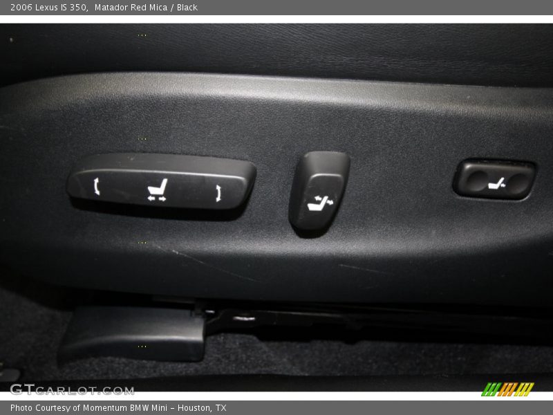 Matador Red Mica / Black 2006 Lexus IS 350