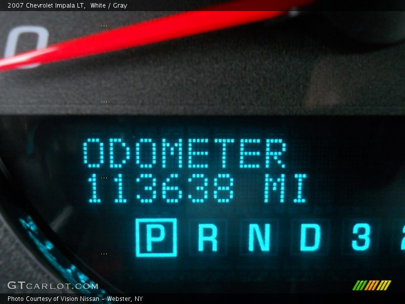 White / Gray 2007 Chevrolet Impala LT