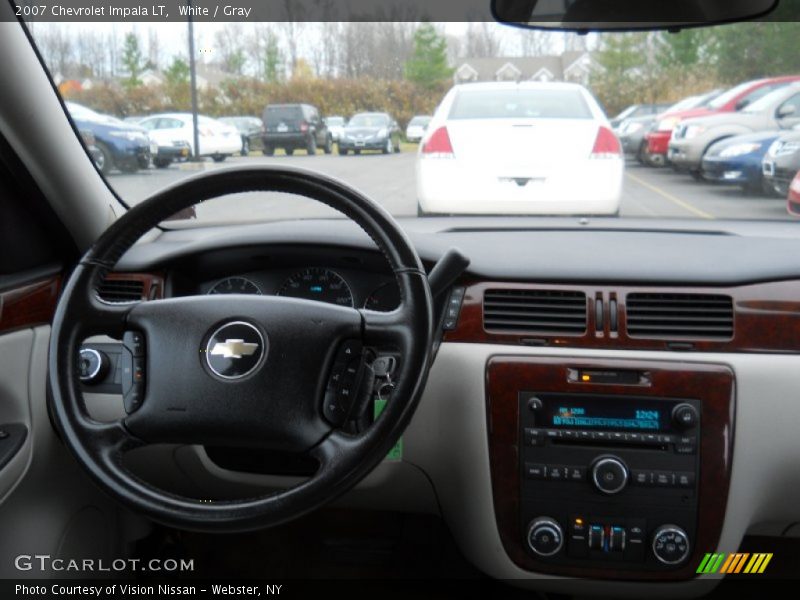 White / Gray 2007 Chevrolet Impala LT