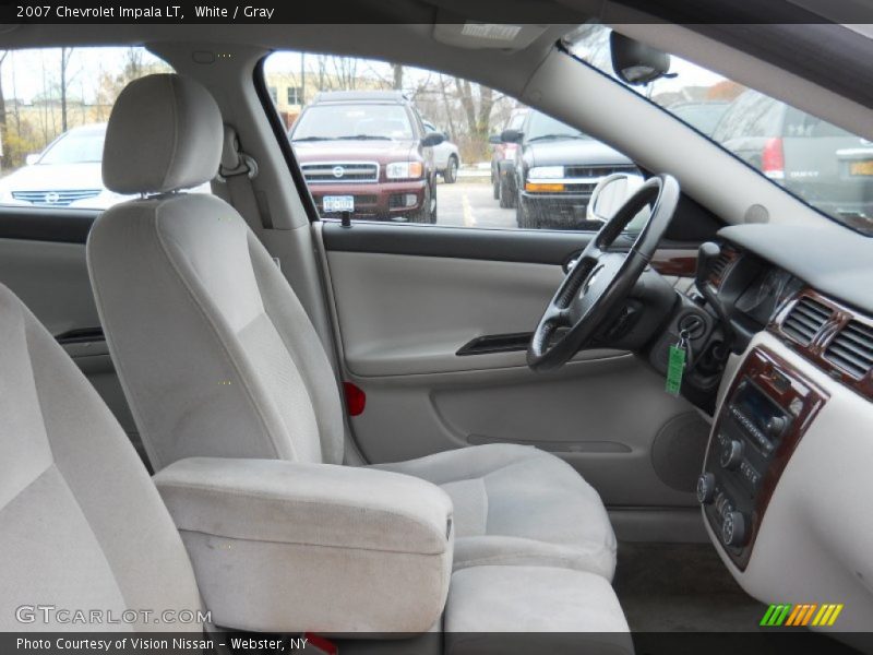 White / Gray 2007 Chevrolet Impala LT