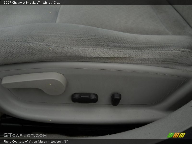 White / Gray 2007 Chevrolet Impala LT