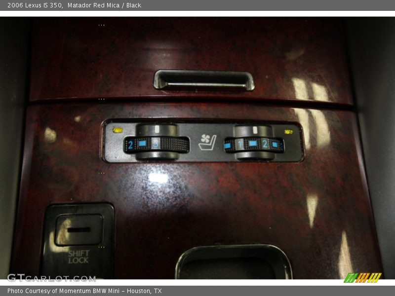Matador Red Mica / Black 2006 Lexus IS 350