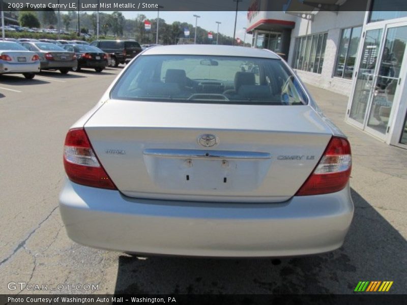 Lunar Mist Metallic / Stone 2003 Toyota Camry LE