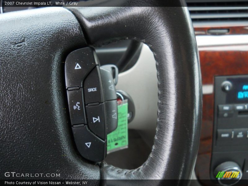White / Gray 2007 Chevrolet Impala LT