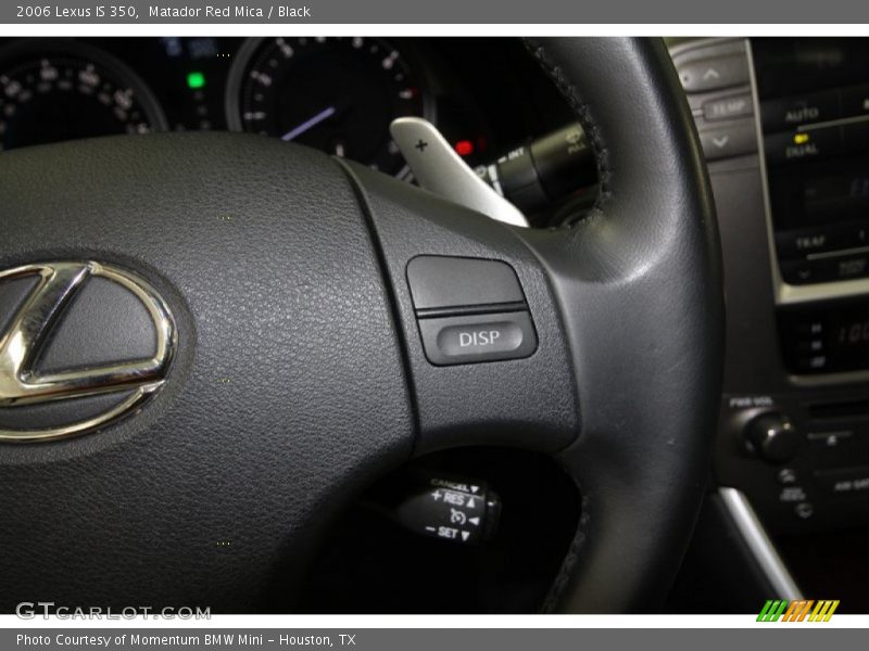 Matador Red Mica / Black 2006 Lexus IS 350
