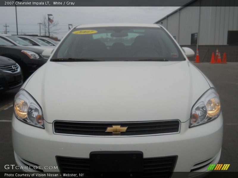 White / Gray 2007 Chevrolet Impala LT