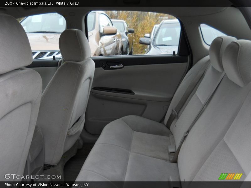 White / Gray 2007 Chevrolet Impala LT