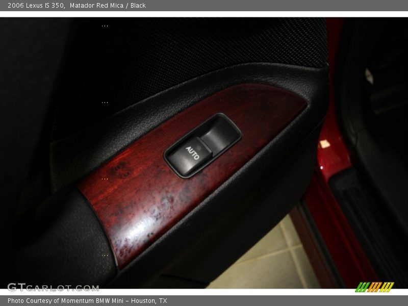 Matador Red Mica / Black 2006 Lexus IS 350