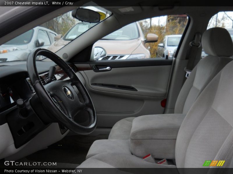 White / Gray 2007 Chevrolet Impala LT