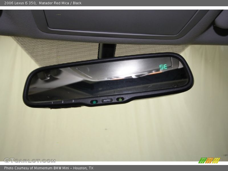 Matador Red Mica / Black 2006 Lexus IS 350