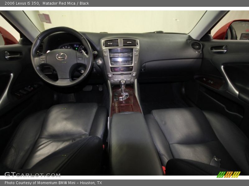 Matador Red Mica / Black 2006 Lexus IS 350