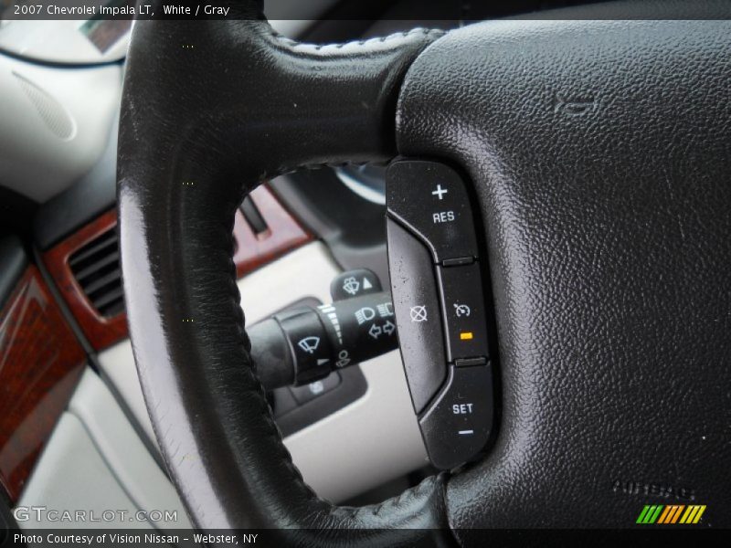 White / Gray 2007 Chevrolet Impala LT