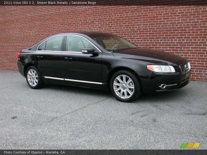 Ember Black Metallic / Sandstone Beige 2011 Volvo S80 3.2