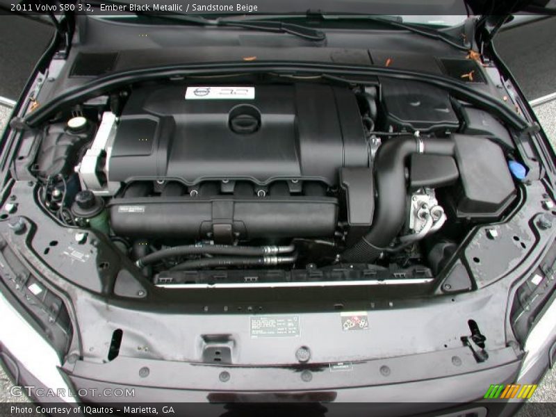 Ember Black Metallic / Sandstone Beige 2011 Volvo S80 3.2