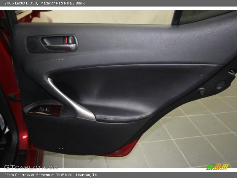 Matador Red Mica / Black 2006 Lexus IS 350
