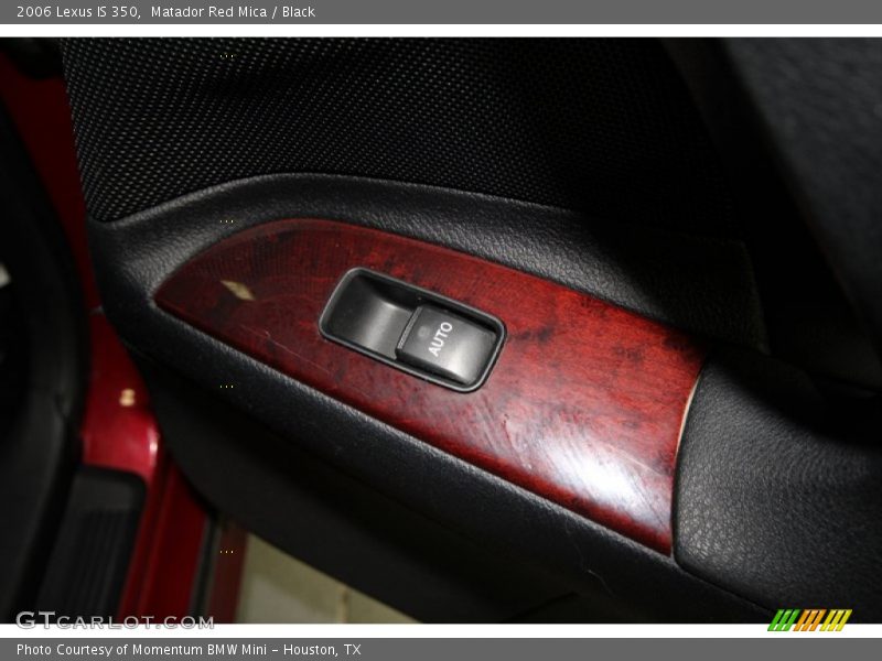 Matador Red Mica / Black 2006 Lexus IS 350