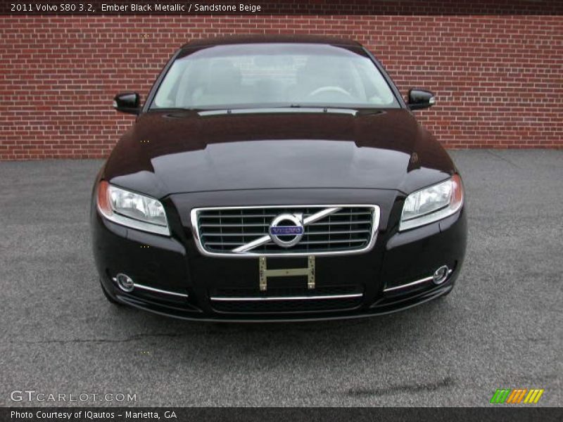 Ember Black Metallic / Sandstone Beige 2011 Volvo S80 3.2