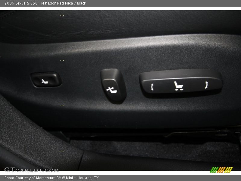 Matador Red Mica / Black 2006 Lexus IS 350