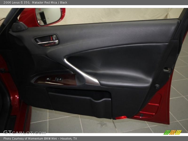 Matador Red Mica / Black 2006 Lexus IS 350