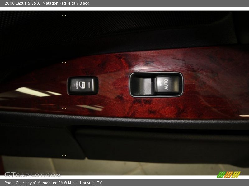Matador Red Mica / Black 2006 Lexus IS 350
