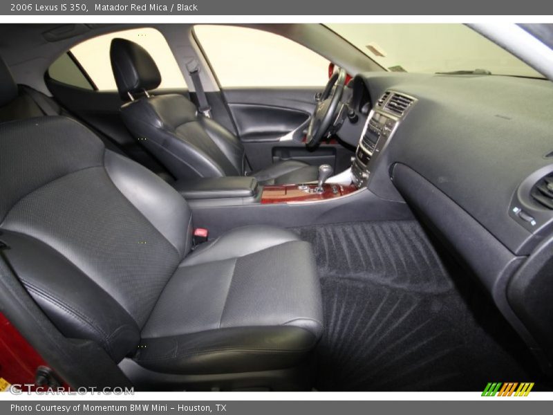 Matador Red Mica / Black 2006 Lexus IS 350