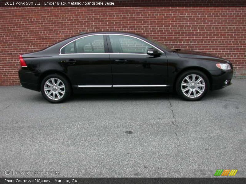 Ember Black Metallic / Sandstone Beige 2011 Volvo S80 3.2
