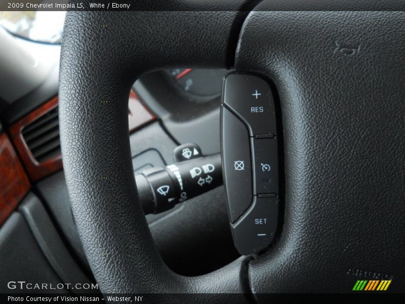 White / Ebony 2009 Chevrolet Impala LS
