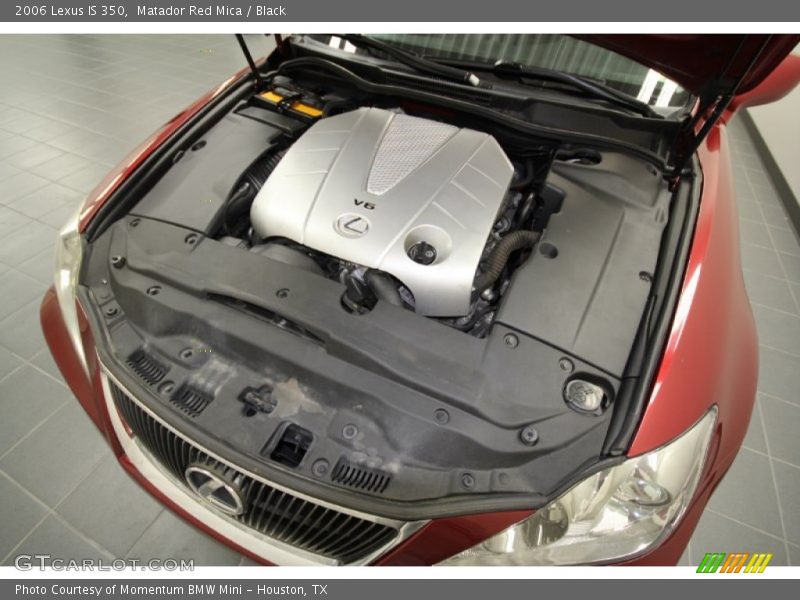 Matador Red Mica / Black 2006 Lexus IS 350