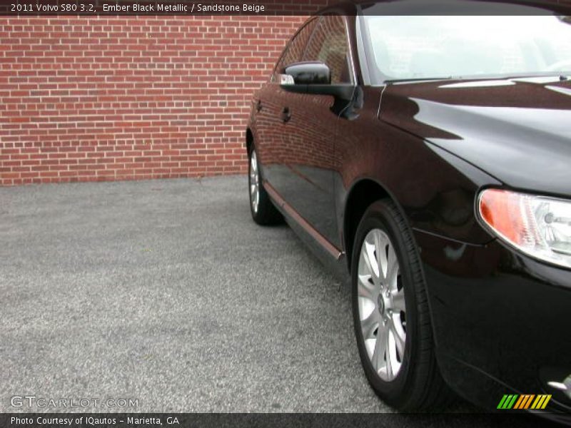Ember Black Metallic / Sandstone Beige 2011 Volvo S80 3.2