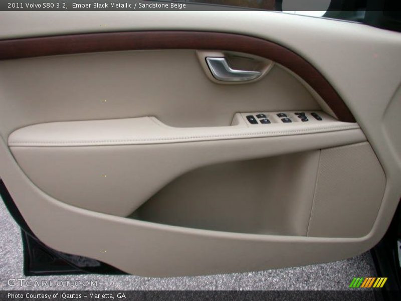 Ember Black Metallic / Sandstone Beige 2011 Volvo S80 3.2