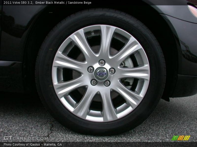 Ember Black Metallic / Sandstone Beige 2011 Volvo S80 3.2
