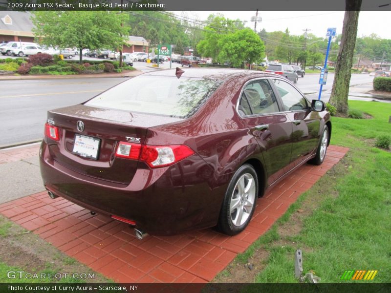 Basque Red Pearl / Parchment 2009 Acura TSX Sedan