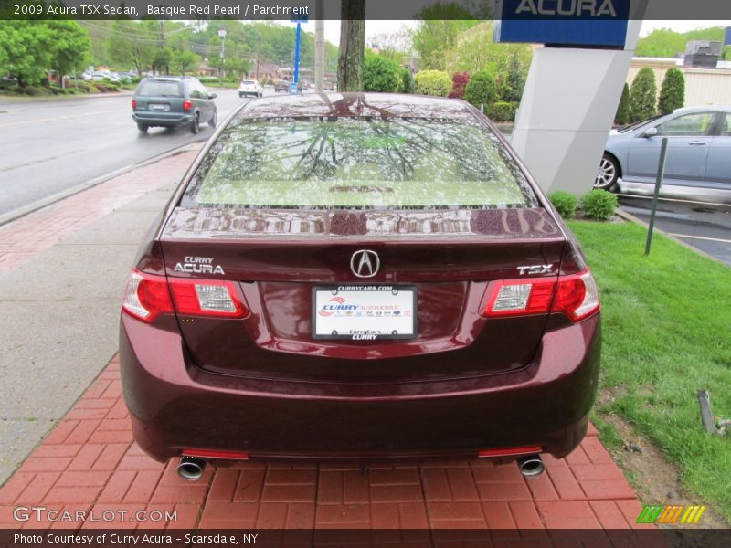 Basque Red Pearl / Parchment 2009 Acura TSX Sedan