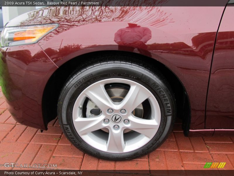 Basque Red Pearl / Parchment 2009 Acura TSX Sedan