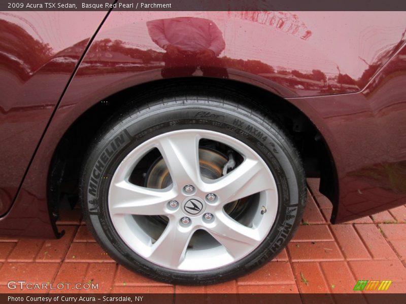 Basque Red Pearl / Parchment 2009 Acura TSX Sedan