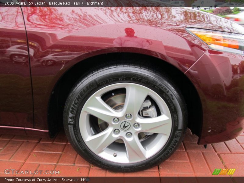 Basque Red Pearl / Parchment 2009 Acura TSX Sedan