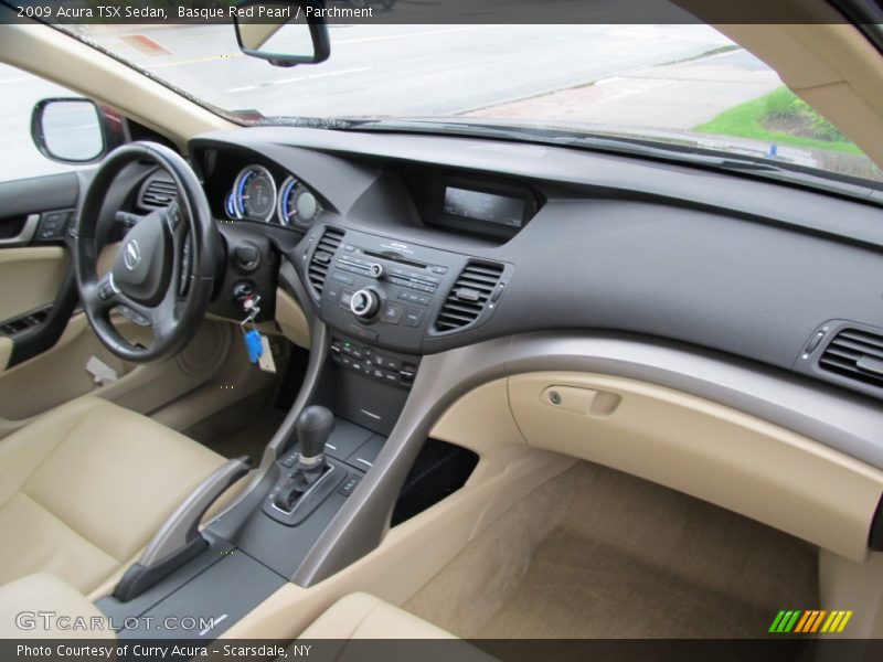 Basque Red Pearl / Parchment 2009 Acura TSX Sedan