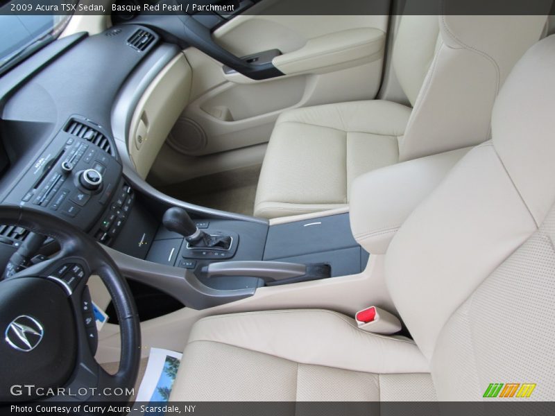 Basque Red Pearl / Parchment 2009 Acura TSX Sedan