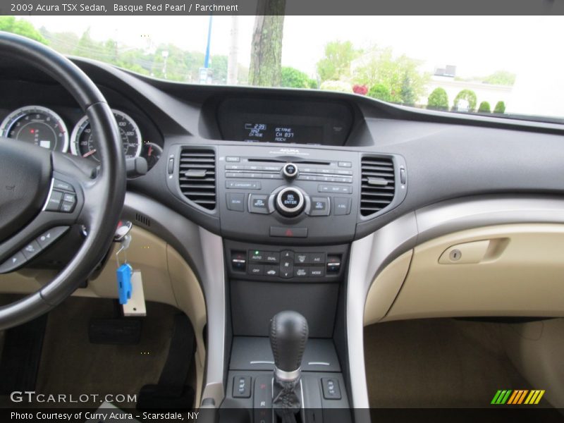Basque Red Pearl / Parchment 2009 Acura TSX Sedan