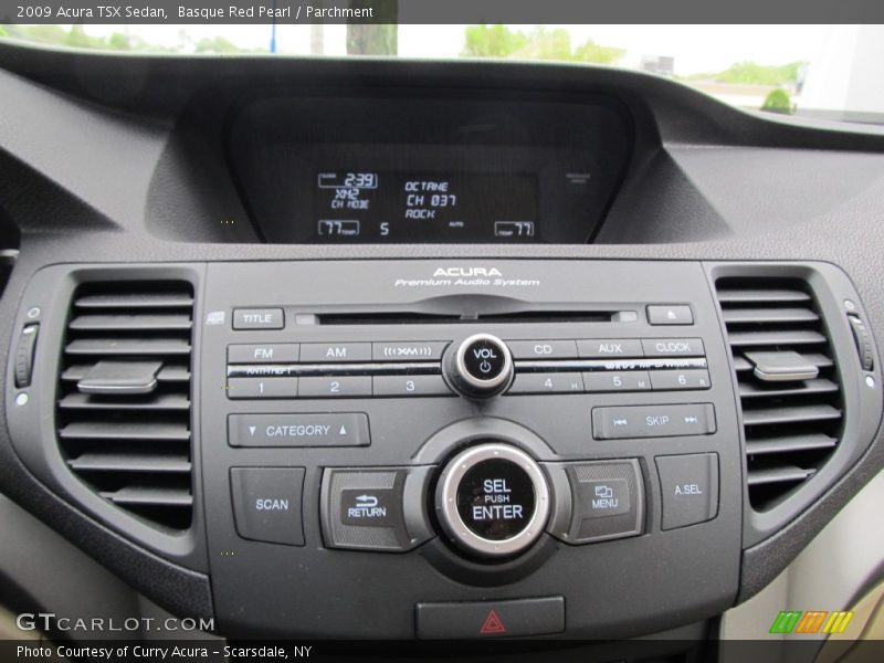 Basque Red Pearl / Parchment 2009 Acura TSX Sedan
