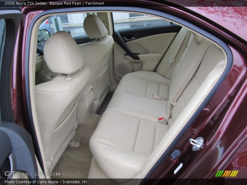 Basque Red Pearl / Parchment 2009 Acura TSX Sedan