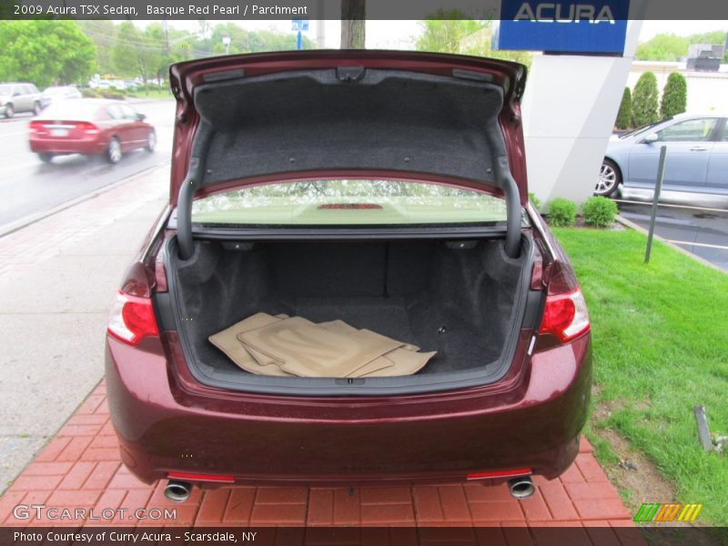Basque Red Pearl / Parchment 2009 Acura TSX Sedan