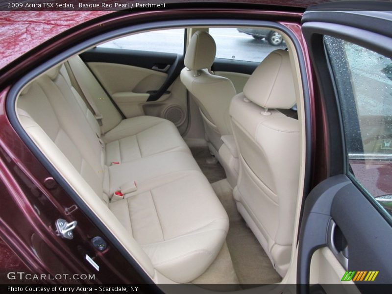 Basque Red Pearl / Parchment 2009 Acura TSX Sedan