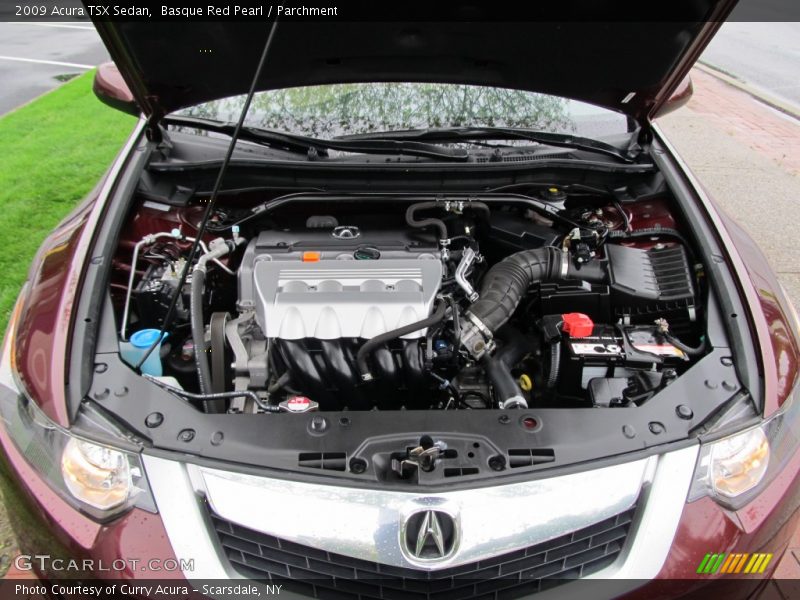 Basque Red Pearl / Parchment 2009 Acura TSX Sedan
